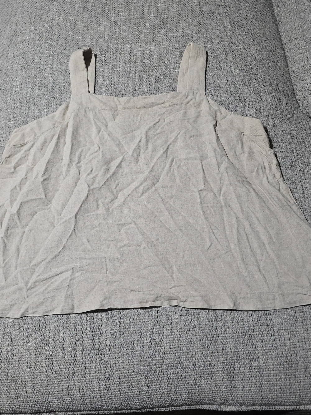 Lane Bryant Square Neck Linen Tank